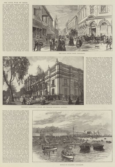 The Civil War in Chile by Melton Prior